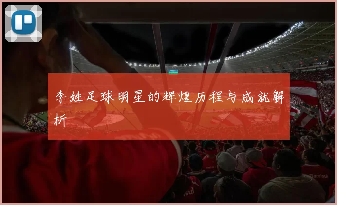 李姓足球明星的辉煌历程与成就解析